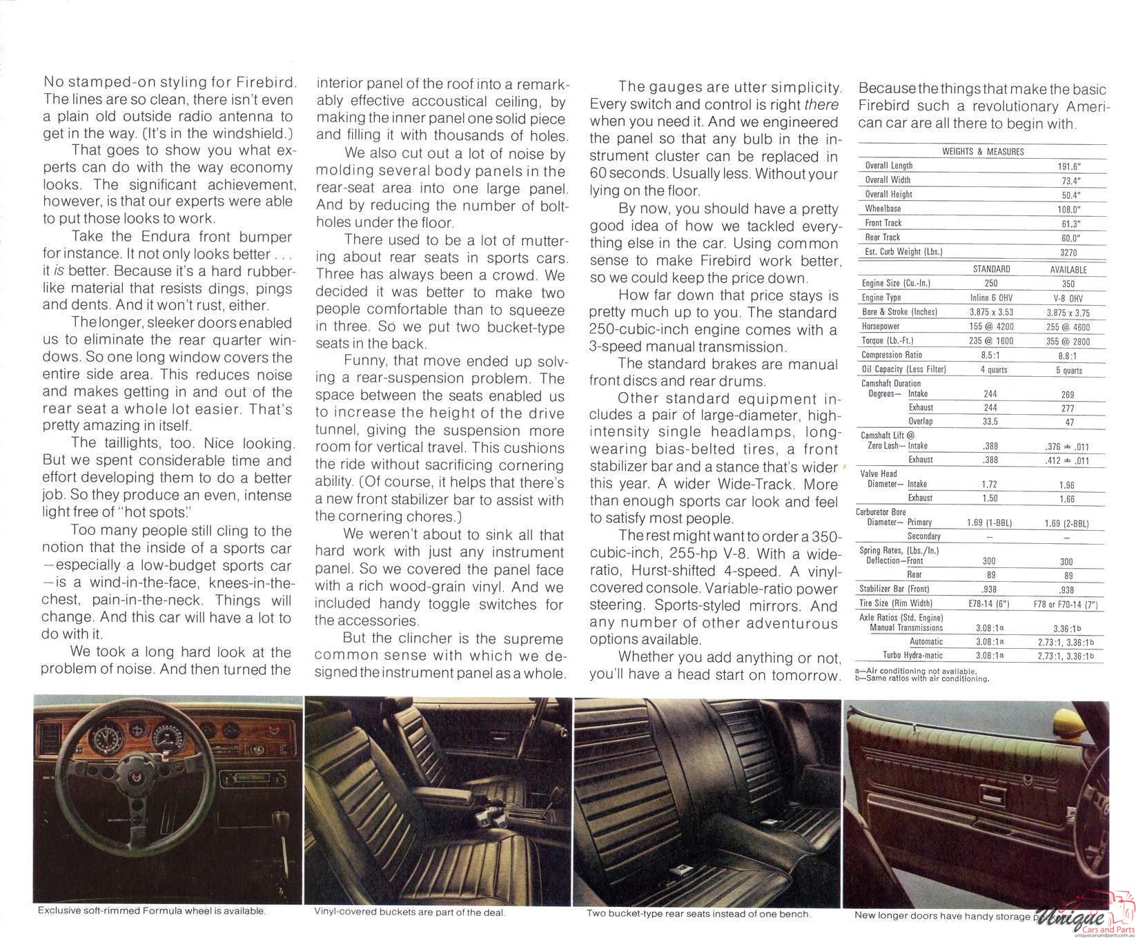 1970 Pontiac Firebird Brochure Page 1